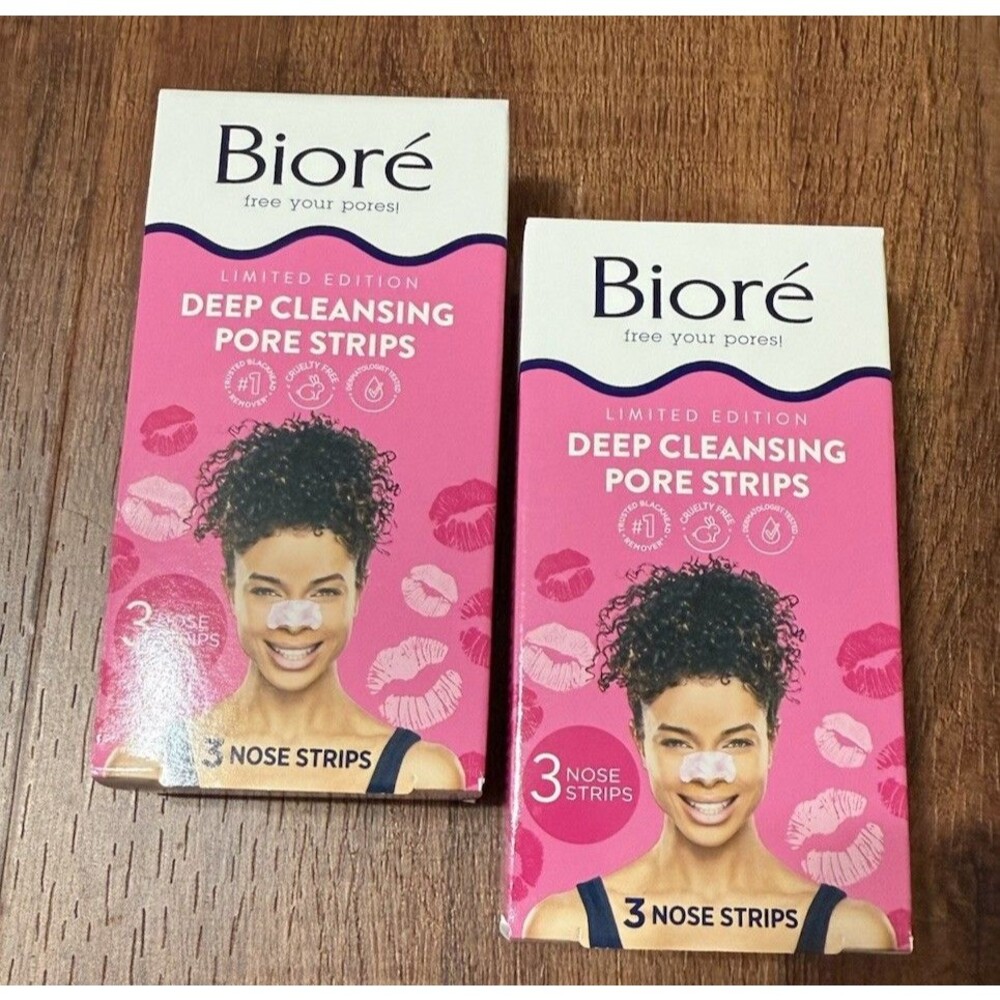 Biore The Original  Deep Cleansing Pore Strips 6 Nose Strips New